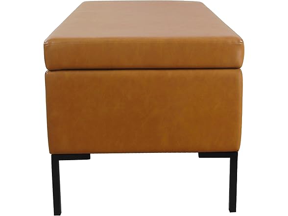 HomePop Upholstered Storage Bench
