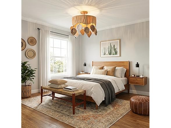 Parrot Uncle 15.7 Inch Semi Flush Mount Ceiling Light