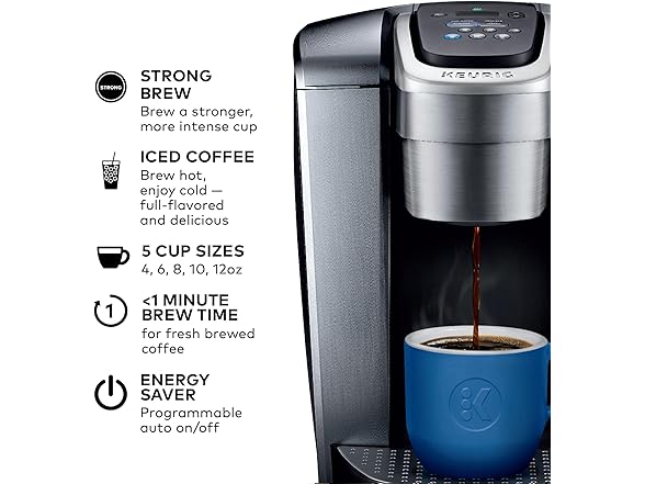 Keurig K-Elite Single Serve K-Cup Pod Coffee Maker (Open Box)