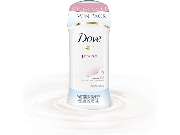 Dove Powder Antiperspirant Single Stick 2.6 oz