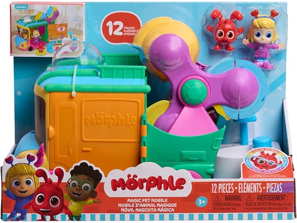 Morphle Magic Pet Mobile 12-piece Figures and Playset
