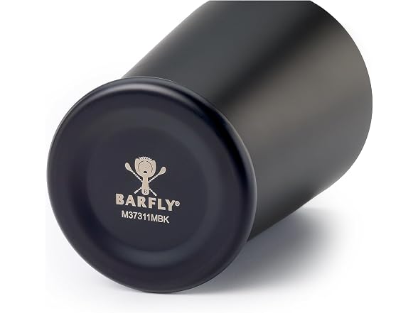 Barfly Cocktail Shaker Deluxe 18 oz, Matte Black