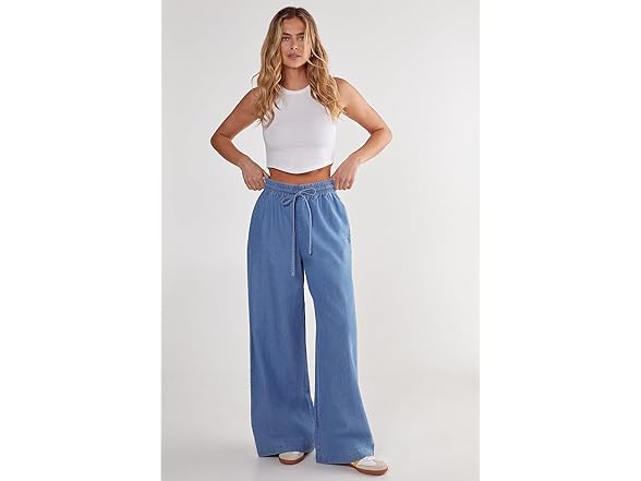 Nasty Gal Chambray Pull On Pants (4 & 6 )