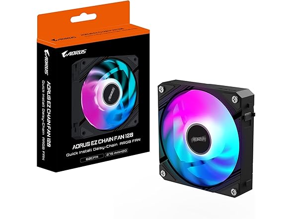 GIGABYTE AORUS EZ Chain Fan 120mm Case Fan