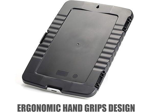 Officemate Slim Clipboard Storage Box, Charcoal