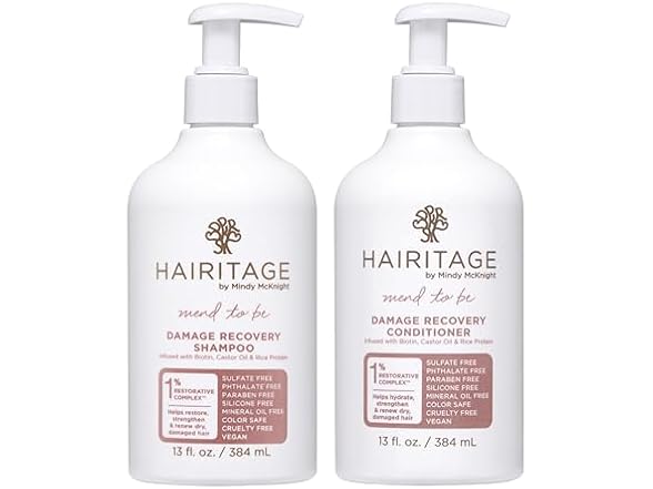 Hairitage Biotin Damage Repair Shampoo and Conditioner Set