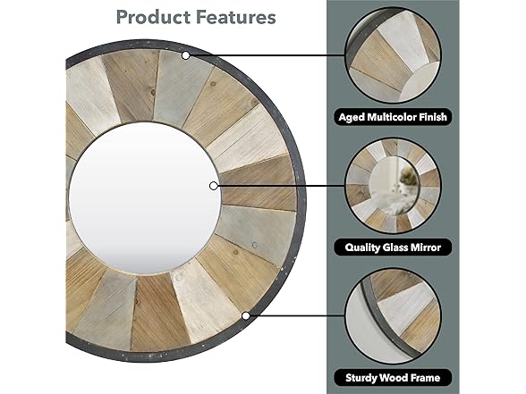 FirsTime & Co. Brown Adler Mirror