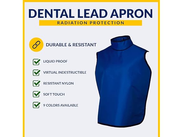 Quick Ship Lead Dental Radiation Apron