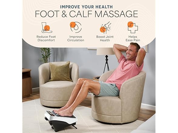 Lifepro VibraCare Plus Foot Massager - White