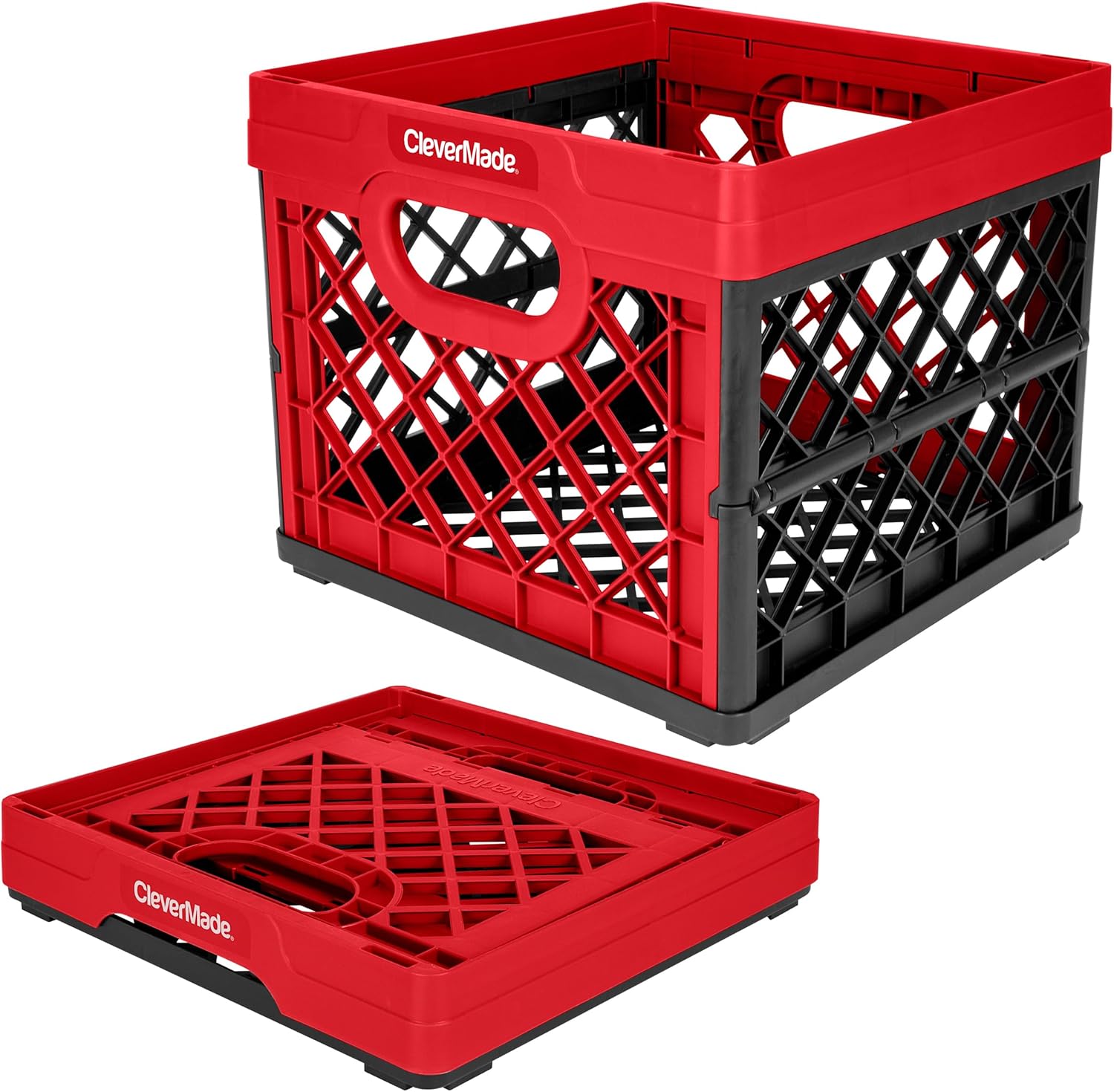 CleverMade Collapsible Milk Crates, 25L (Your Choice) - Gallery 11