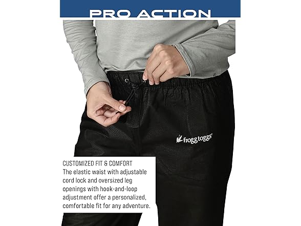 FROGG TOGGS Rain Pant (XL) Black