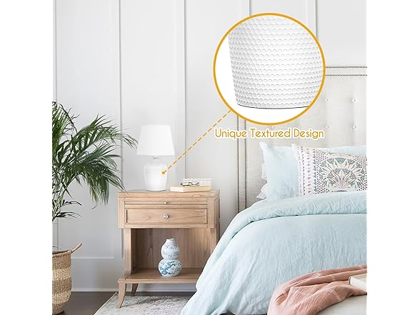 Sucolite Small Table Lamps Set of 2 White