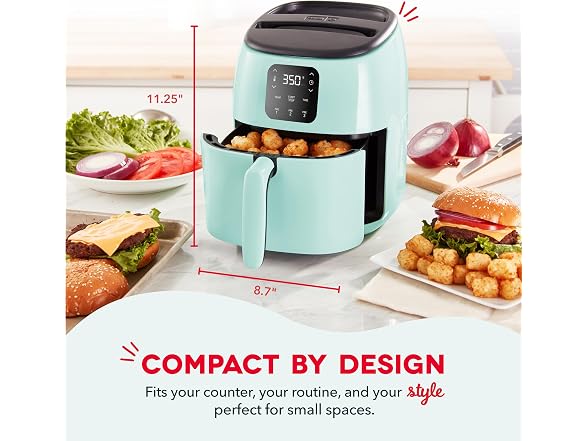 Dash Tasti-Crisp™ Digital Air Fryer – 2.6 Quart