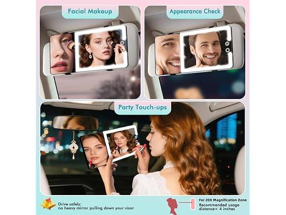 Car Sun Visor Vanity Mirror