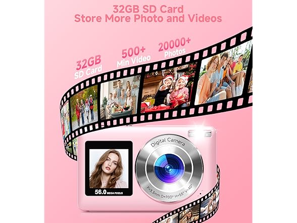 ceye 56MP Dual Screen Digital Camera