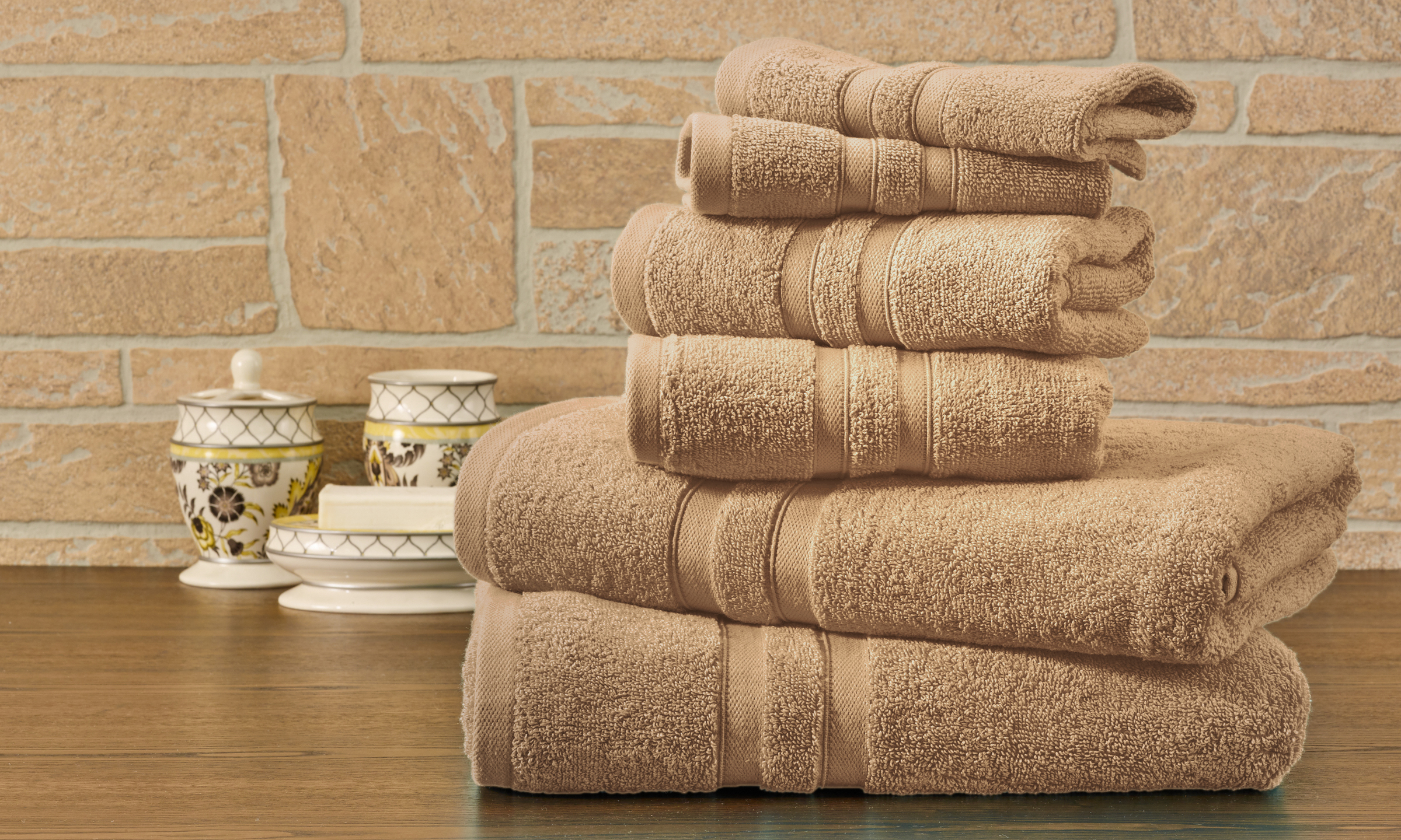 100% Egyptian Cotton 6-Piece Towel Set - Gallery 34