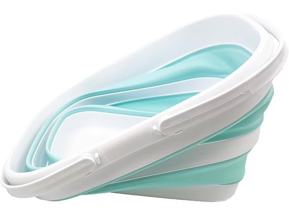 SAMMART Collapsible Tub with Handle 17L