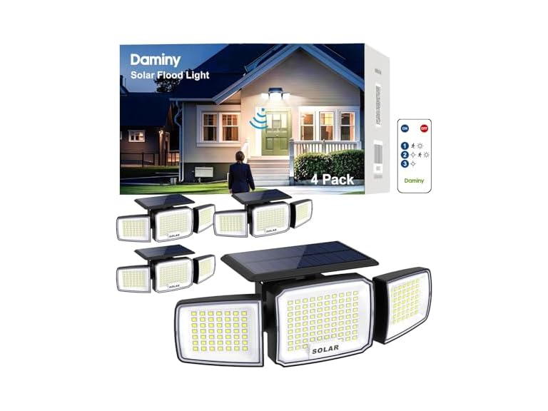 DAMINY Solar Motion Light 3-Head