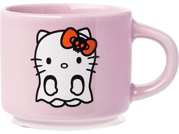 Hello Kitty Halloween 4Pk Mug Set w/Rack
