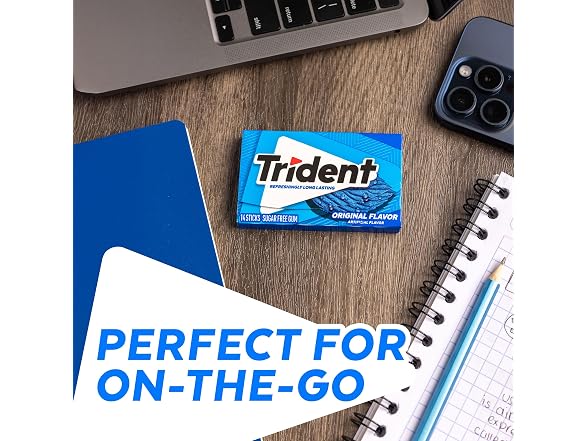 Trident Original Gum 12 Packs 168 Pieces