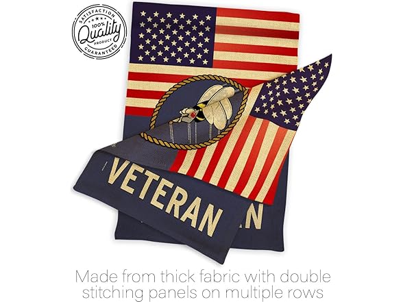 US Seabees Veteran Flag