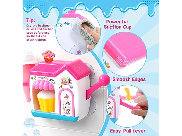 Bath Toys for Kids Ages 4-8 Ice Cream
