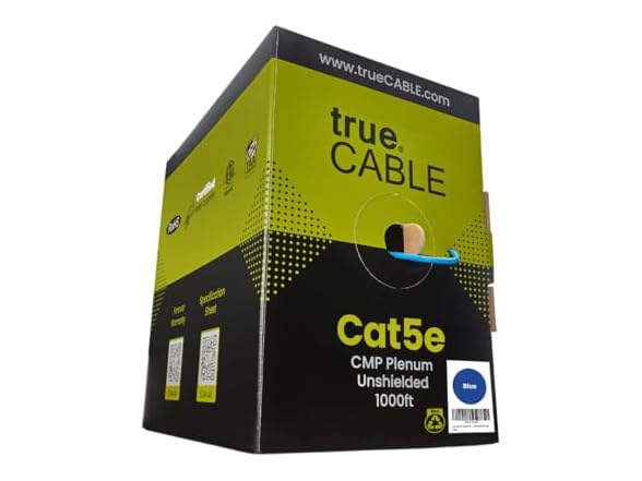 trueCABLE Cat5e Plenum (CMP)