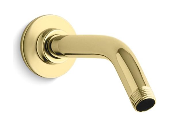 Showerarm and flange