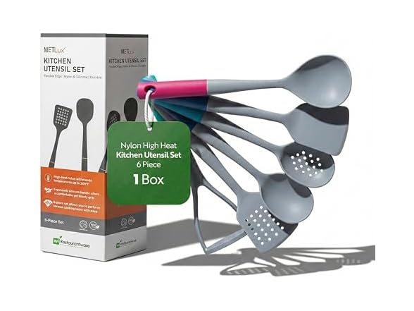 Restaurantware Silicone Utensil Set