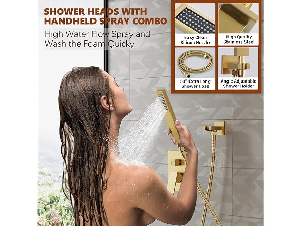 Kurpot Shower System 10" Handheld Combo