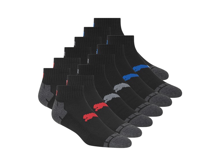 PUMA Men's 12-Pairs Quarter Crew Socks - Ultimate Training