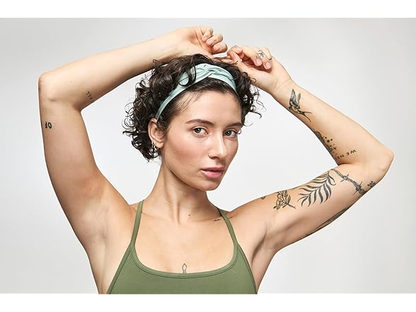 Goody Sport Lycra Head Wrap - 1Ct, Green