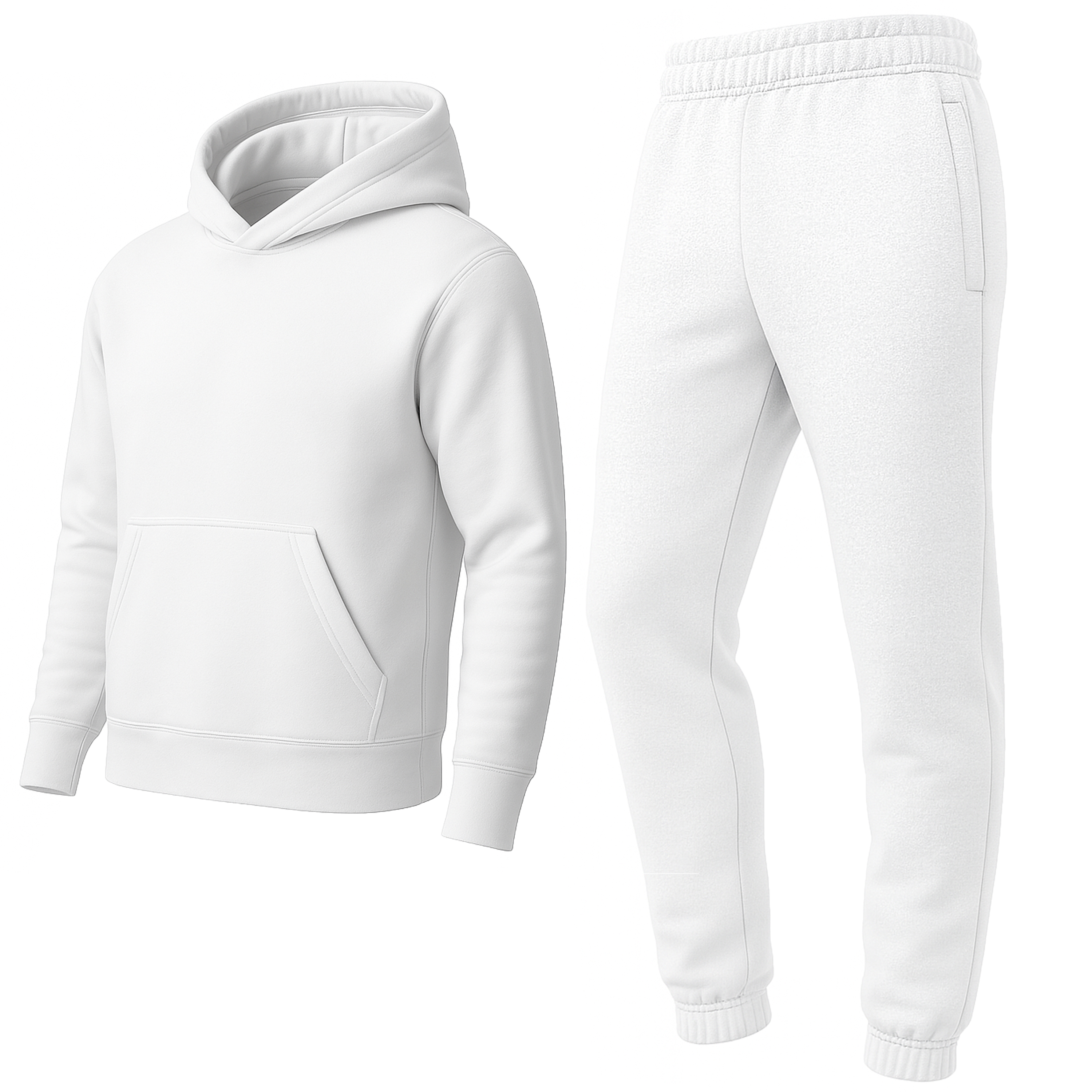 Mens Fleece-Lined Classic Hoodie/Jogger Set - Gallery 39