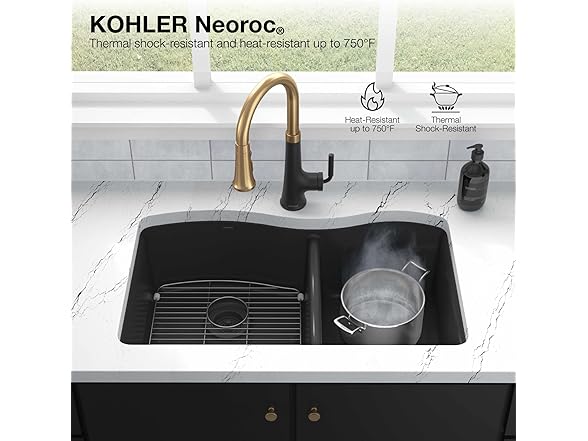Kohler Cairn 34" Farmhouse Sink, White