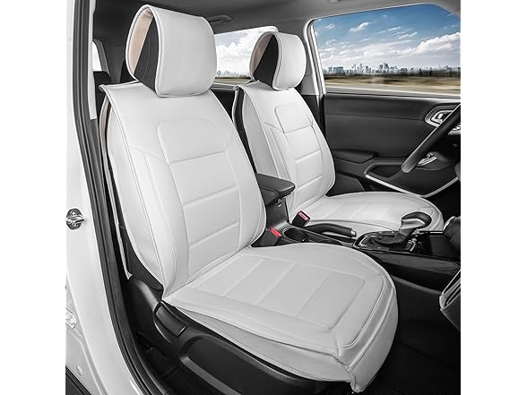 BDK MotorBox Classic Faux Leather Front Seat