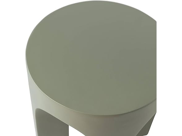 LeisureMod Crus Fiberstone Side Table