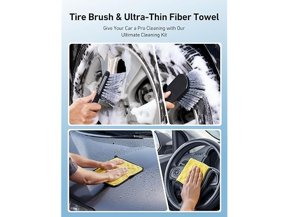 AstroAI Car Wash Brush, 43in Handle