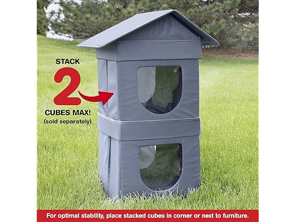 Kitty City Outdoor Stackable Cat House