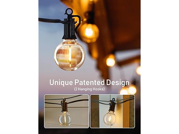 Brightown Outdoor String Lights, 200FT