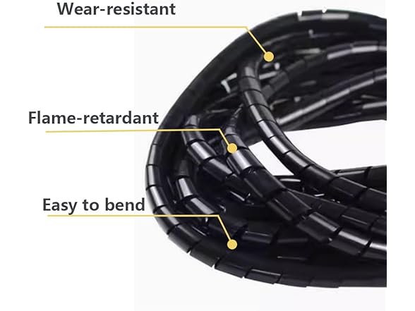 Tsurpcao Spiral Cable Wrap