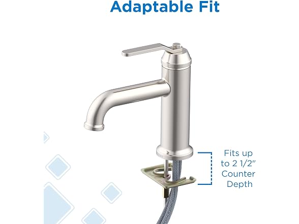 Gerber Kinzie Single Handle Bathroom Faucet- Nickle