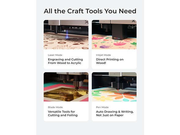 xTool RP1030681 M1 Ultra 10W Laser Engraver Rotar