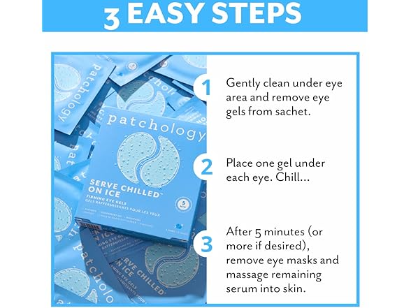 Patchology Iced Cooling Under Eye Mask Patches