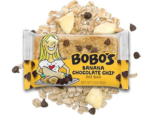 12Ct Bobo's Banana Chocolate Chip Oat Bars