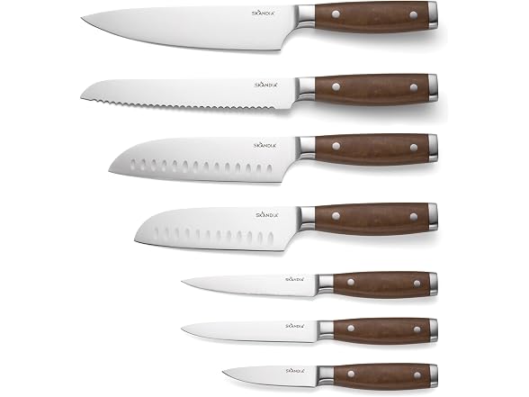 Hampton Forge Woodlyn 10-Piece Kitchen Knife Set 