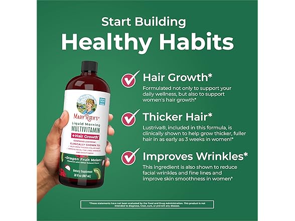 MaryRuth Organics Hair Growth Vitamin 30oz