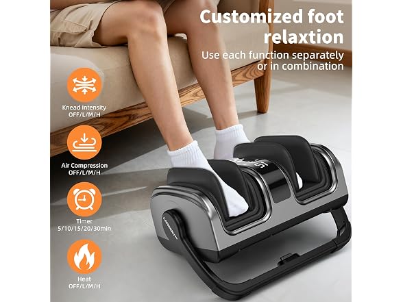 Shiatsu Foot Massager with Heat, FSA