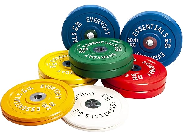 BalanceFrom Olympic Bumper 10LB Single