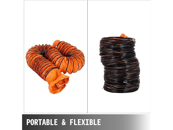 32ft Duct Hosing PVC Flexible Ducting Hose for