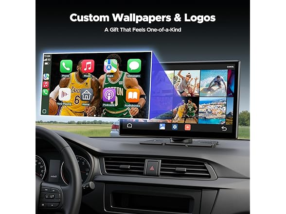 Volam 9" Carplay 1080P Backup Screen